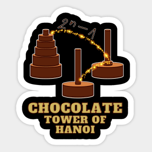 Tower of Hanoi Sticker